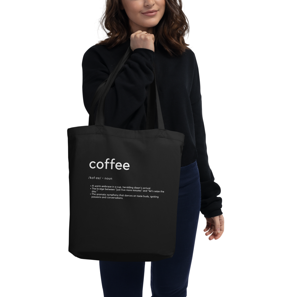 Black Coffee Eco Tote Bag