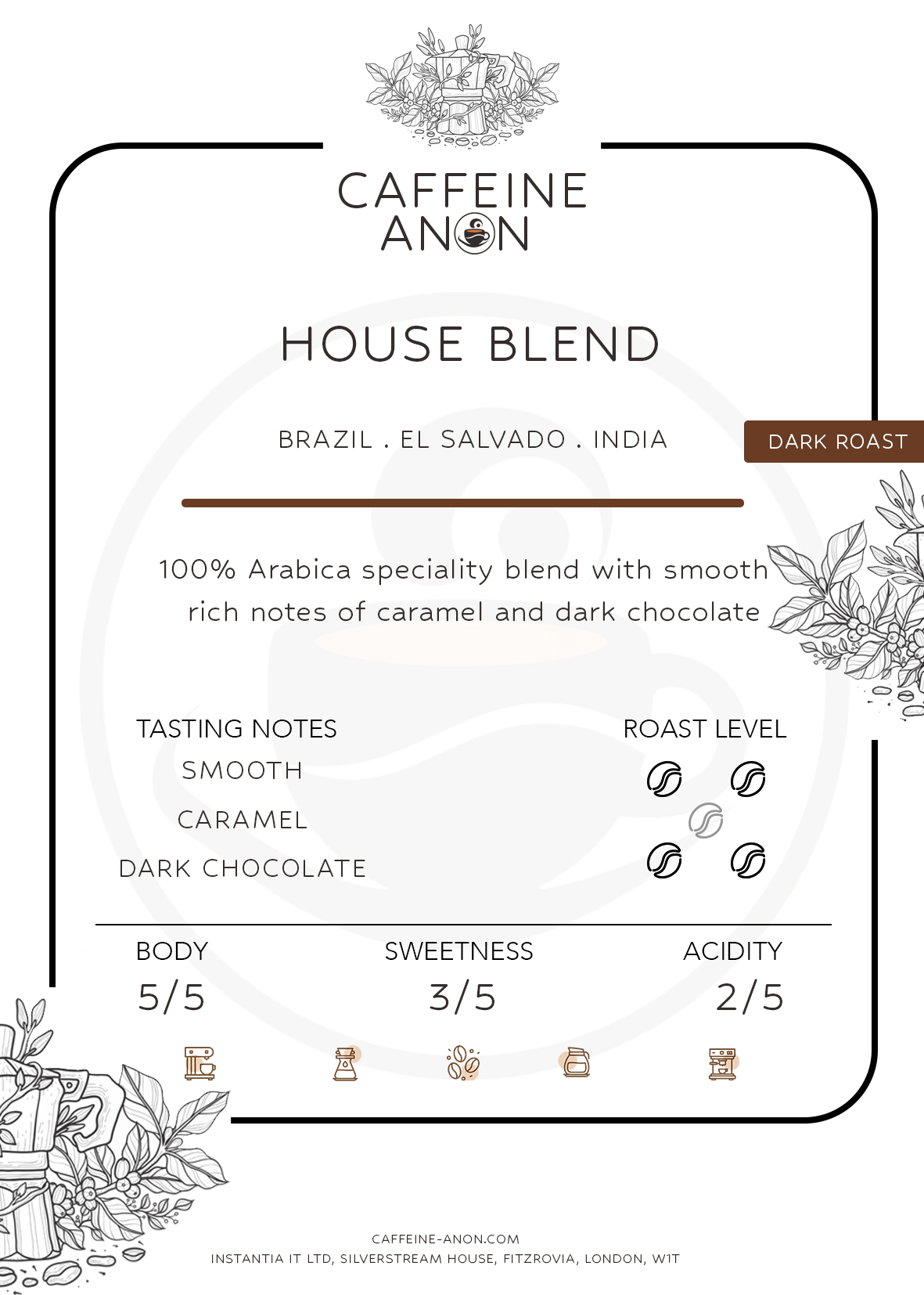 House Blend Dark Roast